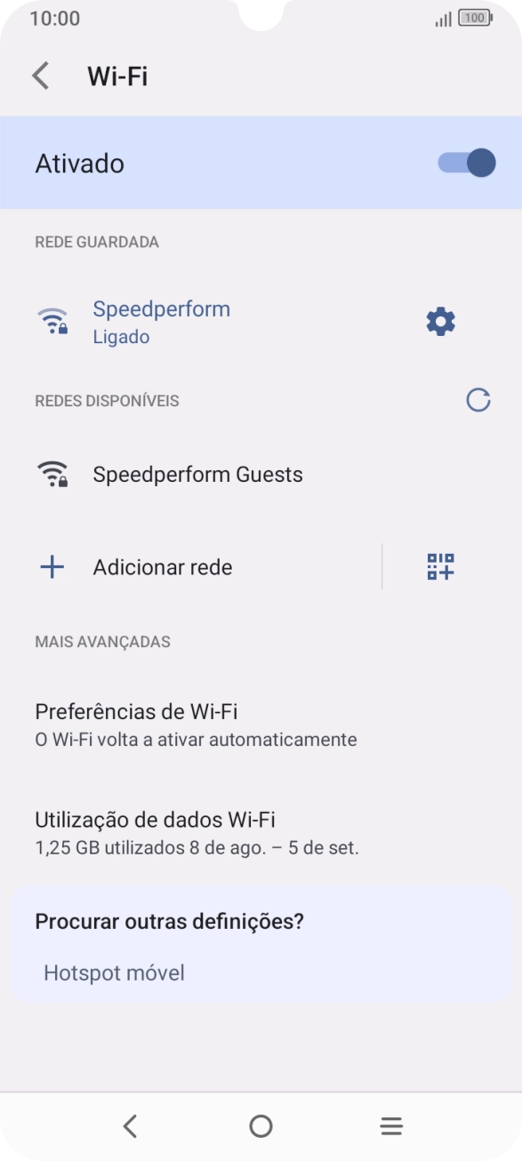 Prima a tecla de início para terminar e voltar ao ecrã inicial.