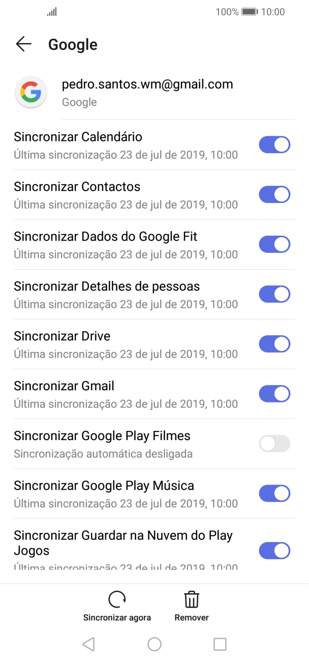 Prima a tecla de início para terminar e voltar ao ecrã inicial.