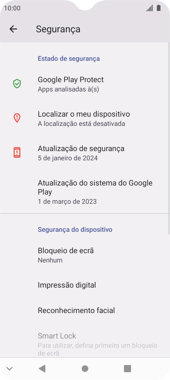 Prima a tecla de início para terminar e voltar ao ecrã inicial.