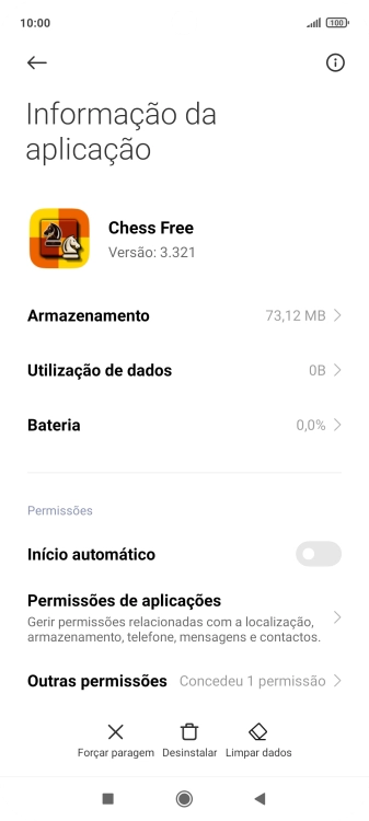Prima Limpar dados.