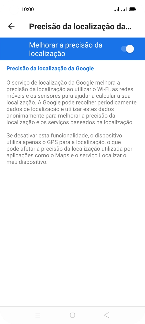 Se premir o indicador junto a 