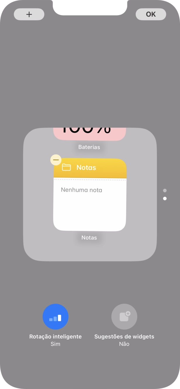 Prima Rotação inteligente para ativar ou desativar a função.