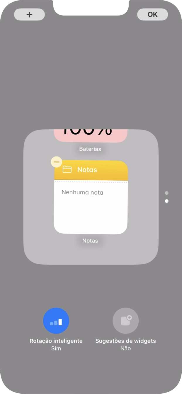 Prima Rotação inteligente para ativar ou desativar a função.