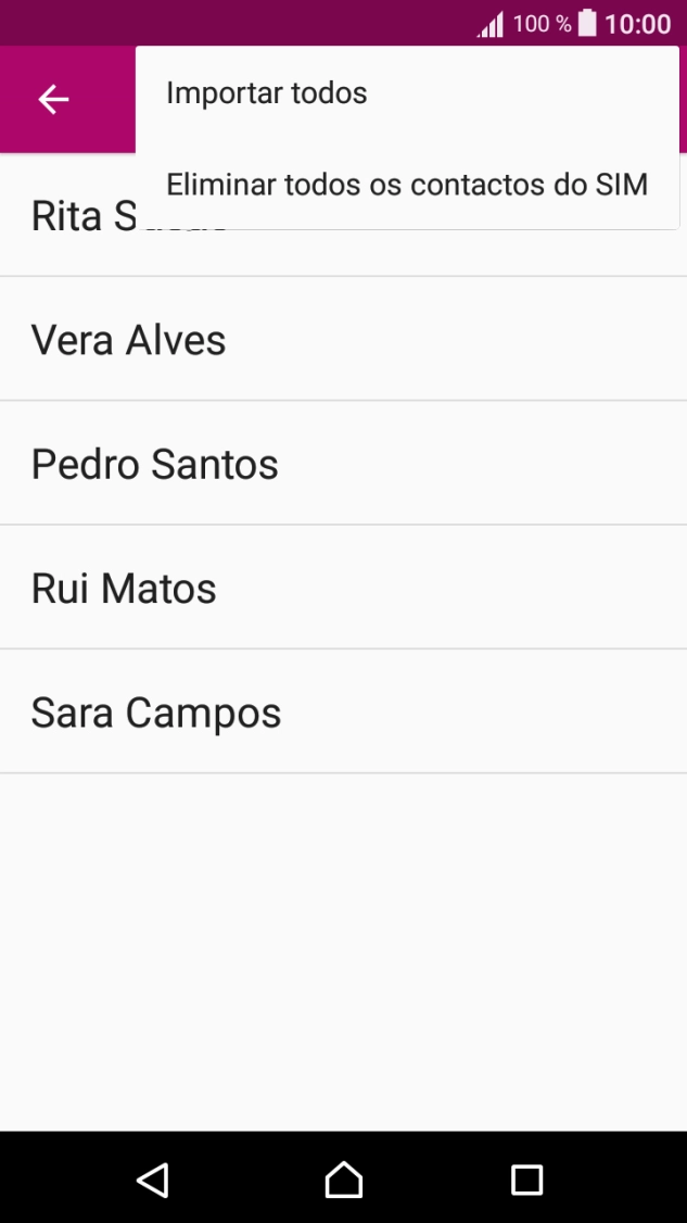 Prima Importar todos.