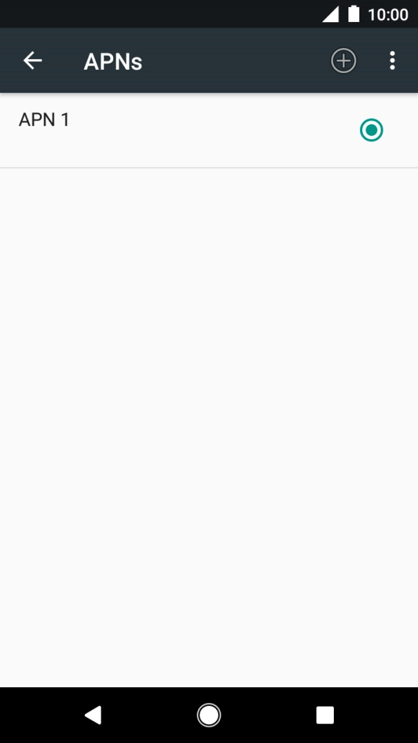 Prima o ícone de nova ligação de dados.