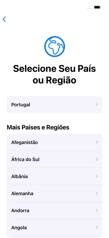 Prima a área ou país pretendido. Prima a área ou país pretendido.