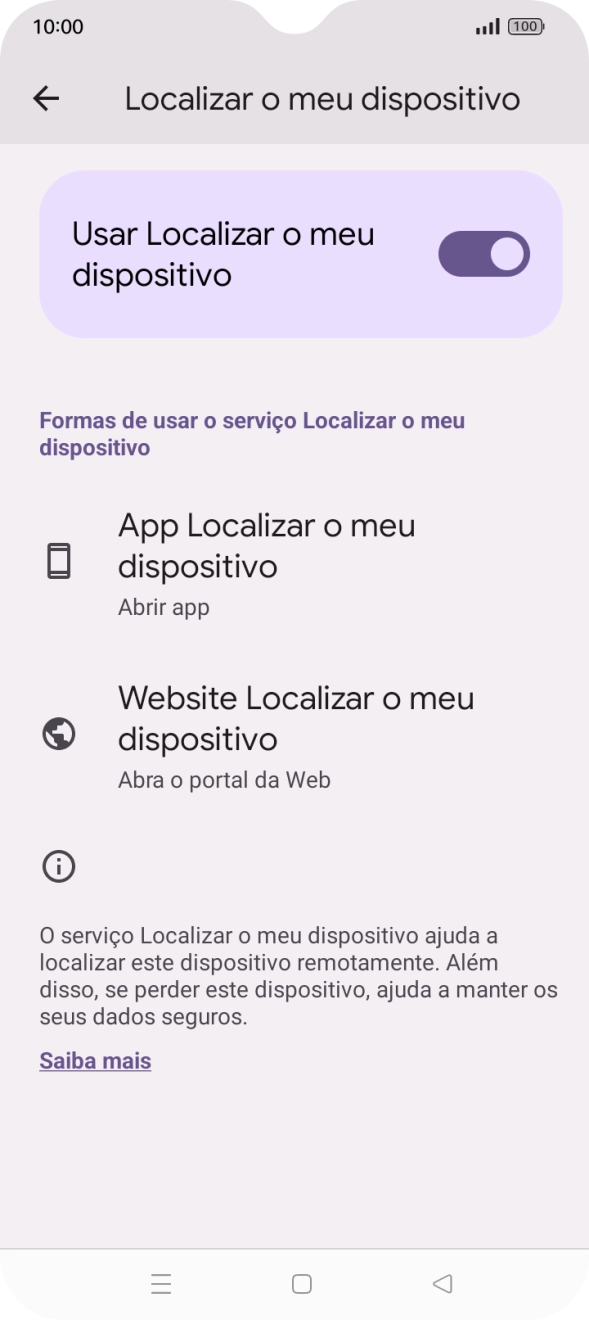 Prima a tecla de início para terminar e voltar ao ecrã inicial.