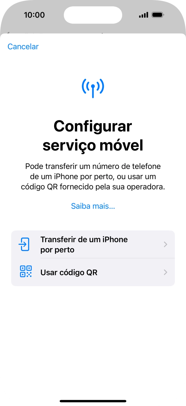 Prima Usar código QR.