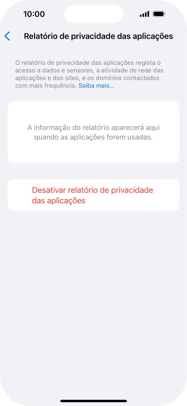 Para voltar ao ecrã inicial, deslize o dedo de baixo para cima a partir da base do ecrã.