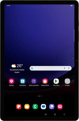 Imagen 1: Vista frontal del Samsung Galaxy Tab S9 5G - Black