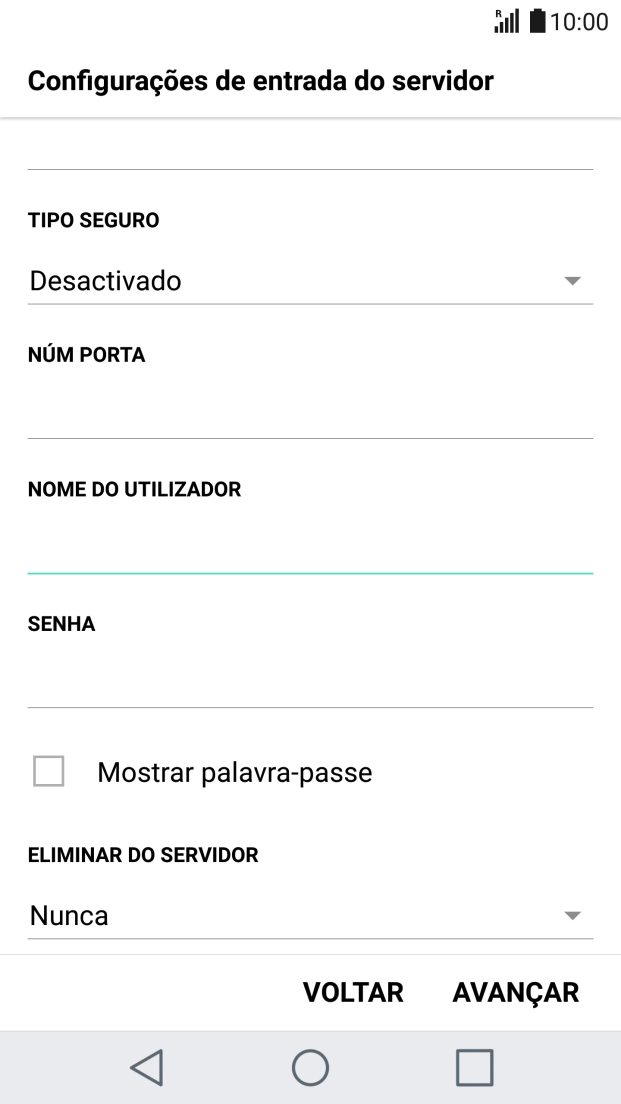 Prima a lista suspensa sob 