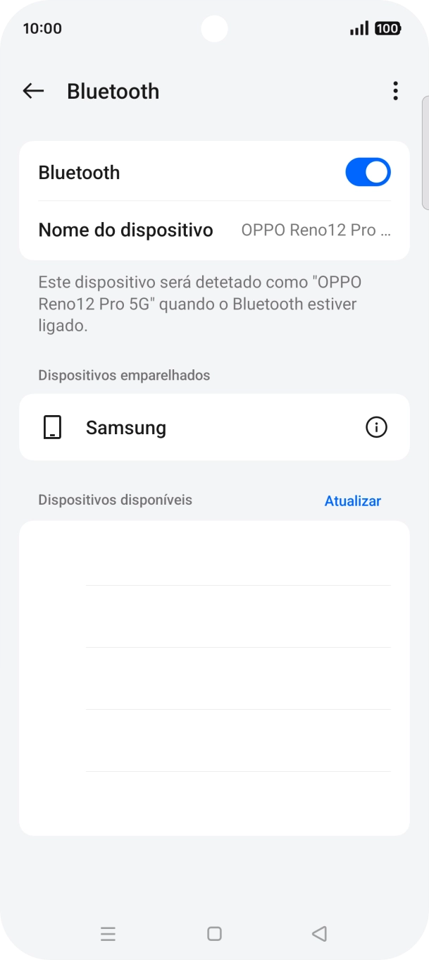 Prima a tecla de início para terminar e voltar ao ecrã inicial.