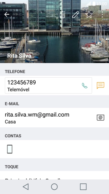 Prima a tecla de início para terminar e voltar ao ecrã inicial.
