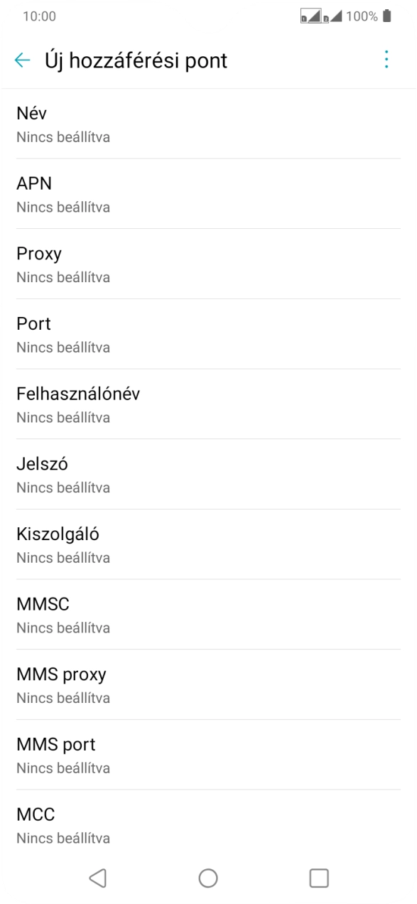 Válaszd a Név lehetőséget.