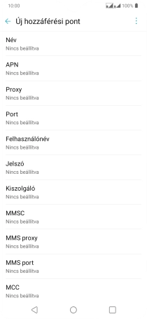 Válaszd a Név lehetőséget.