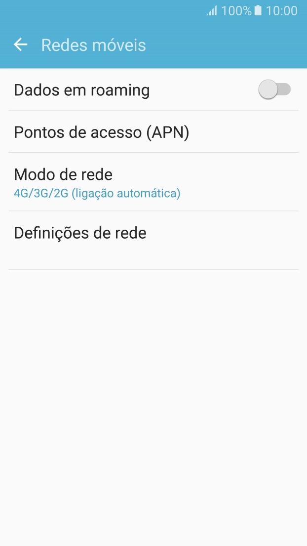 Prima Pontos de acesso (APN).