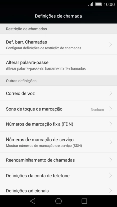 Prima Correio de voz.