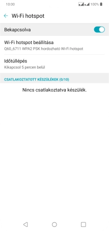 A befejezéshez, és ahhoz, hogy visszatérhess a főképernyőhöz, nyomd meg a főgombot.