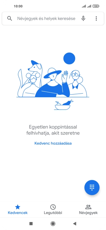 Kattints a menü ikonra.