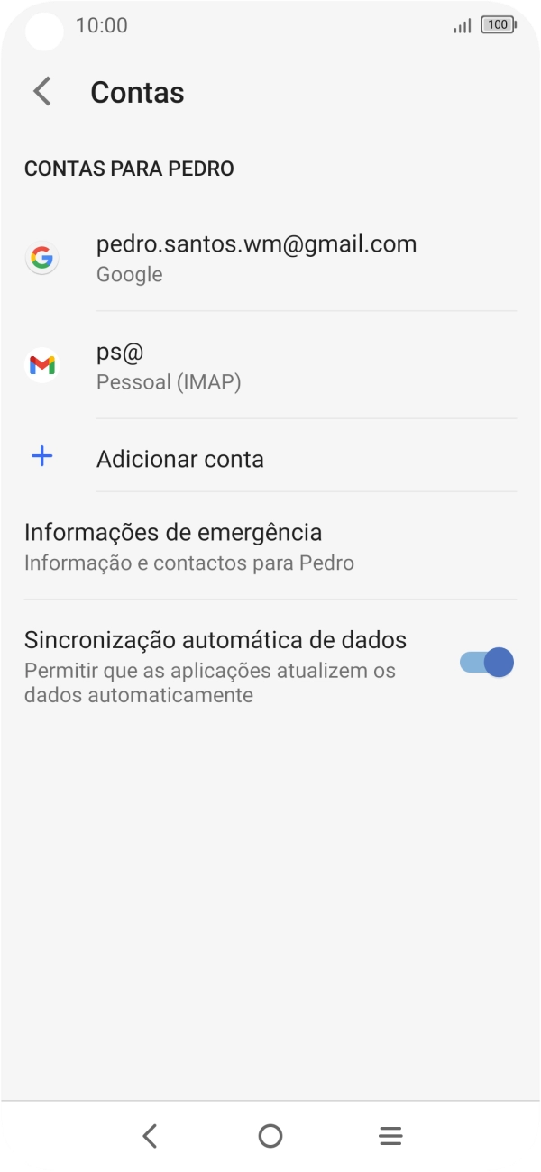 Prima a tecla de início para terminar e voltar ao ecrã inicial.
