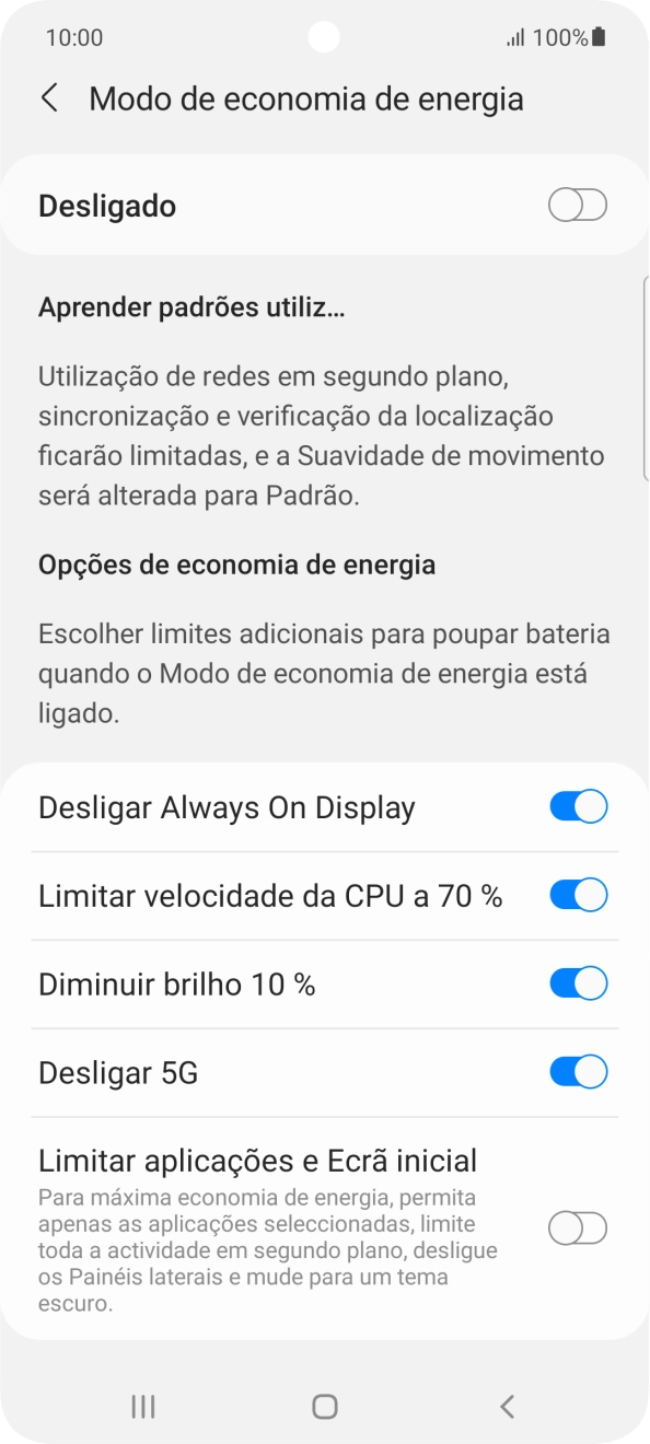 Prima os indicadores  junto das definições pretendidas.