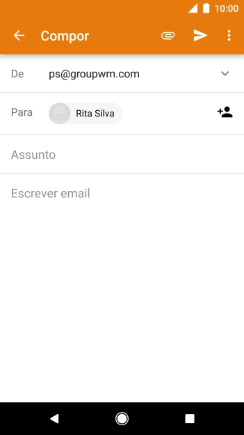 Prima Assunto e introduza o assunto pretendido.
