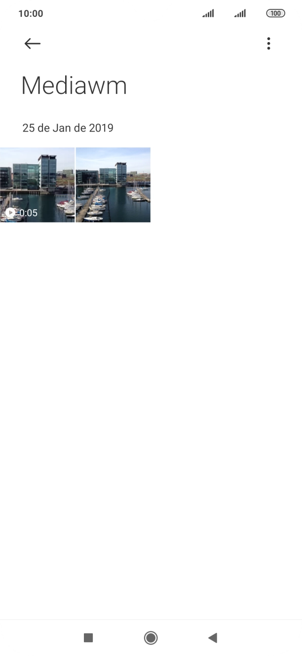 Prima durante um momento uma imagem ou um clipe de vídeo.