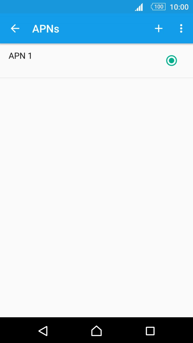 Prima o ícone de nova ligação de dados.