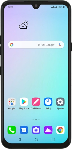Imagen 1: Vista frontal del LG G8X ThinQ - Black