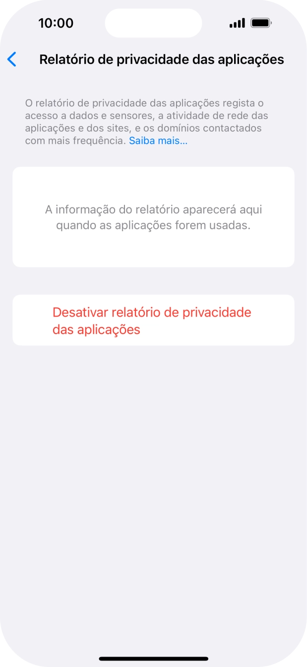 Para voltar ao ecrã inicial, deslize o dedo de baixo para cima a partir da base do ecrã.
