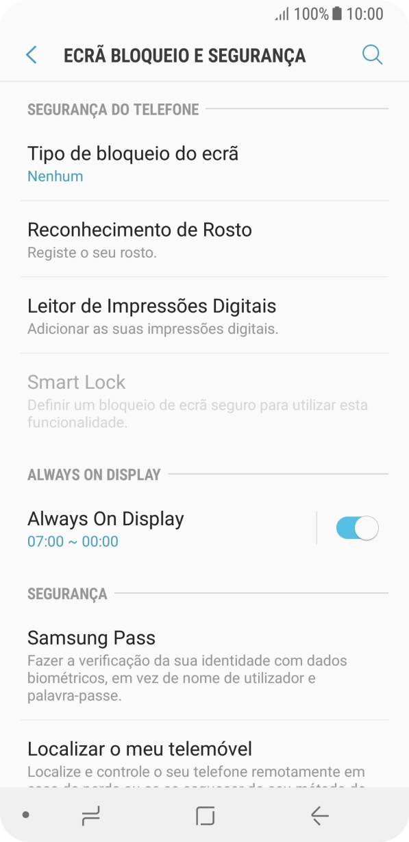 Prima a tecla de início para terminar e voltar ao ecrã inicial.