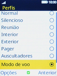 Escolha outro perfil para desativar a função.
