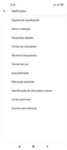 Prima Contas de chamadas.