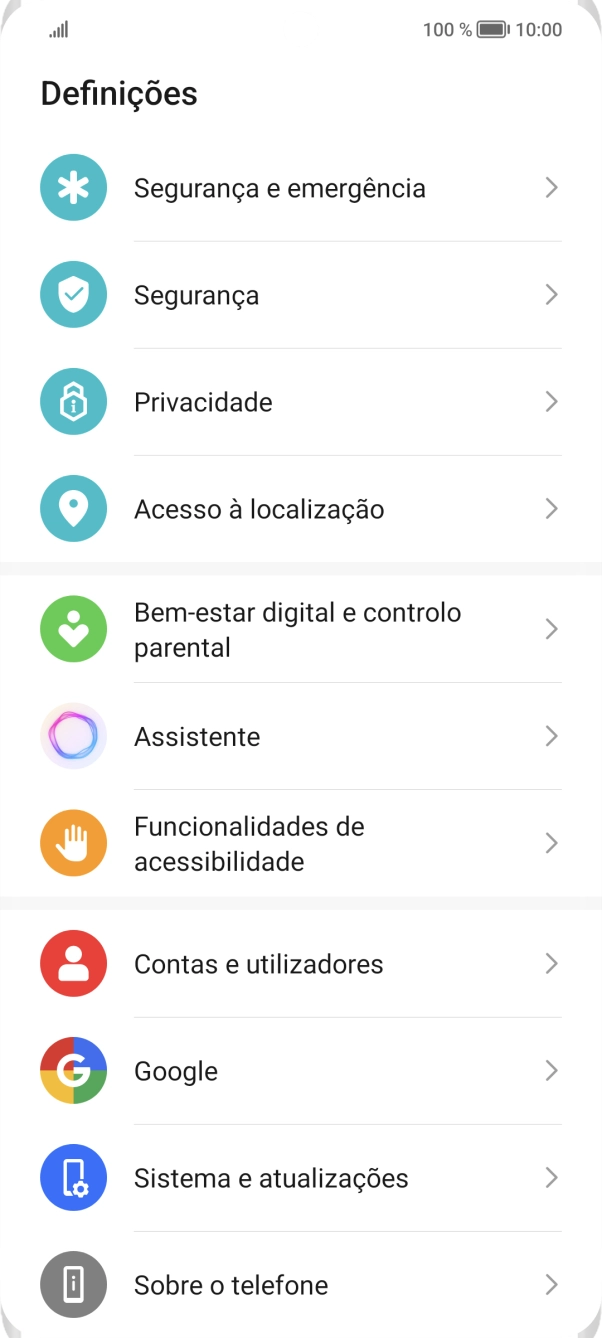 Prima Contas e utilizadores.