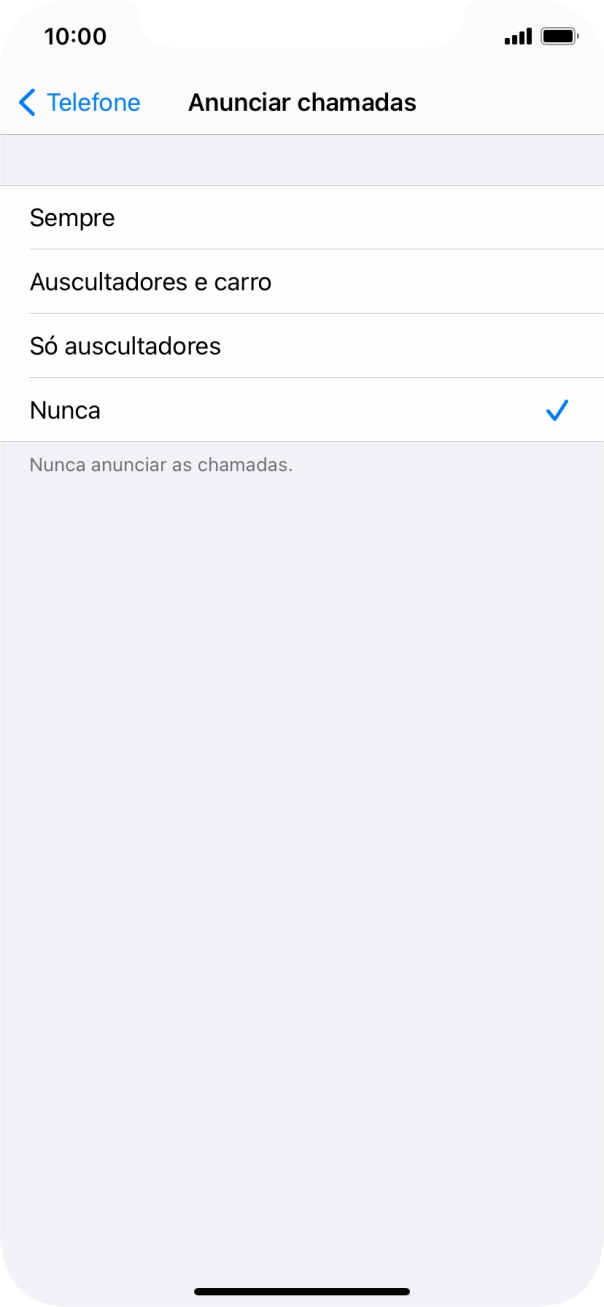 Prima Sempre para ativar a função sempre que o perfil silencioso está desativado.