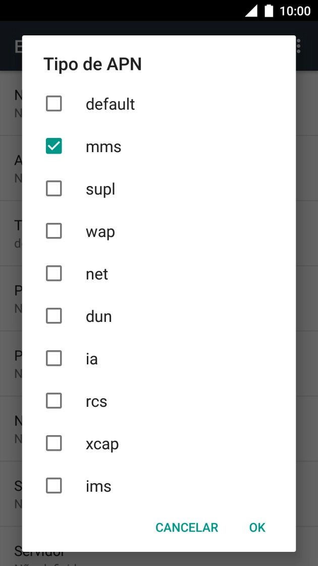 Prima mms para ativar a função.
