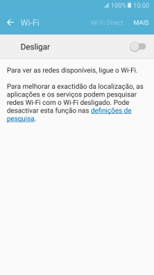 Prima o indicador para ativar a função.