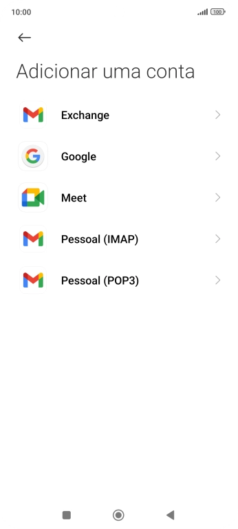 Prima Pessoal (IMAP).