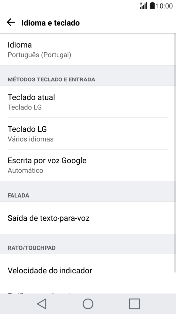 Prima Teclado LG.