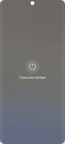 Prima Toque para desligar.