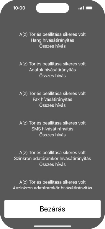 Válaszd a Bezárás lehetőséget.