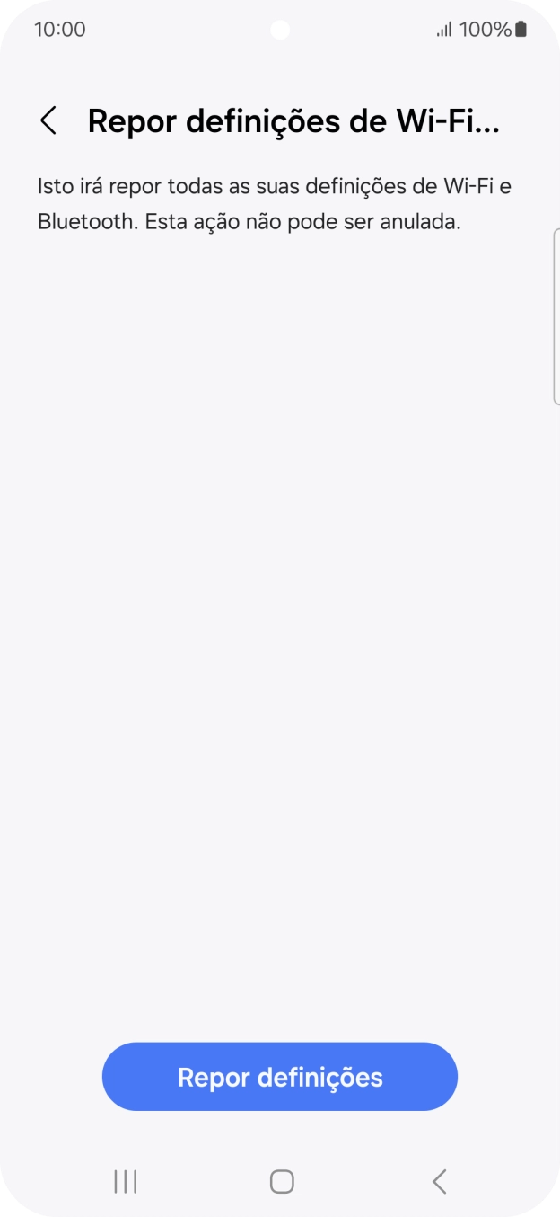 Prima Repor definições.