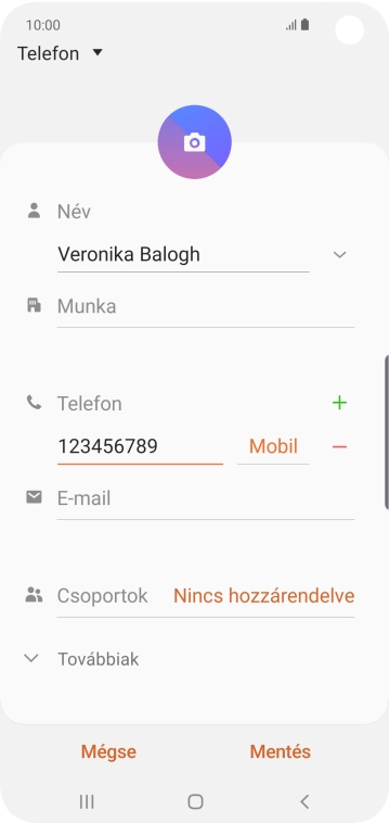Válaszd a Mentés lehetőséget.