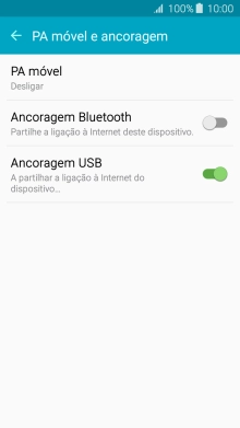 Prima a tecla de início para terminar e voltar ao ecrã inicial.