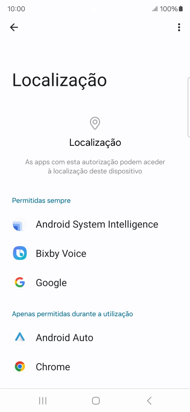 Prima a app pretendida.