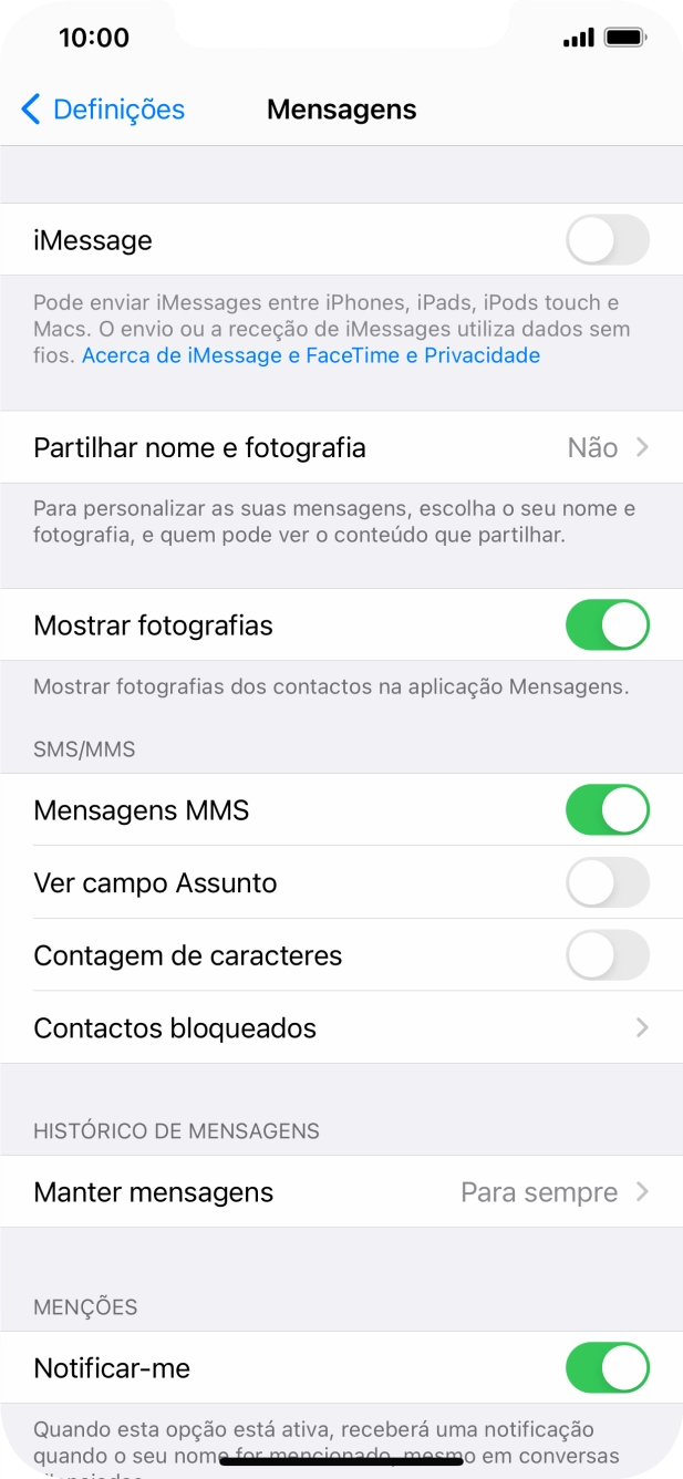 Para voltar ao ecrã inicial, deslize o dedo de baixo para cima a partir da base do ecrã.