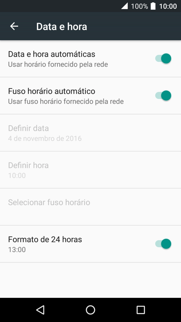 Prima a tecla de início para terminar e voltar ao ecrã inicial.