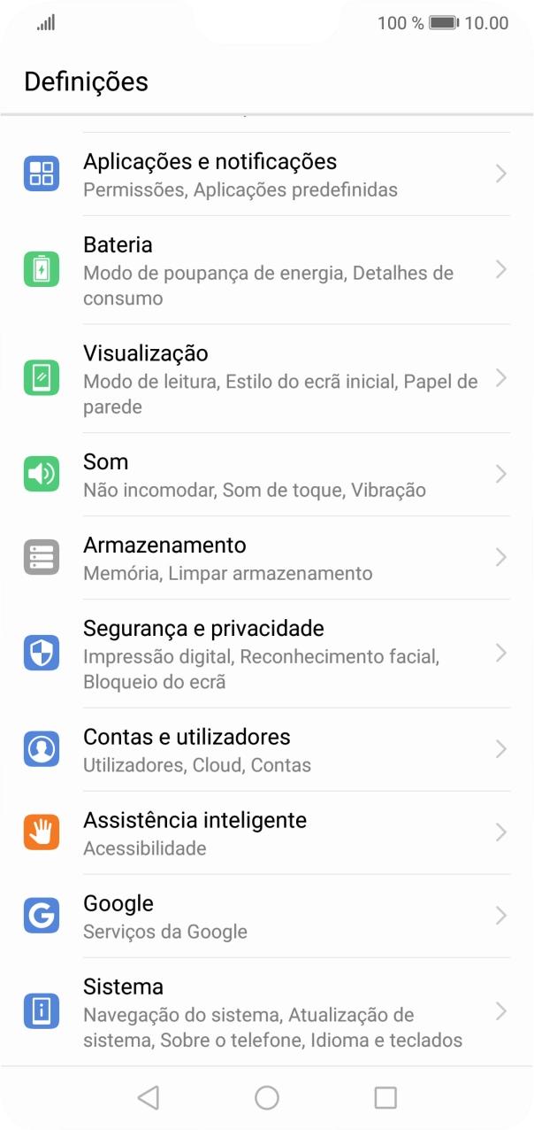 Prima Contas e utilizadores.