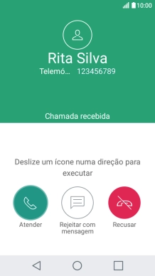 Prima Atender e arraste-o para a direita.