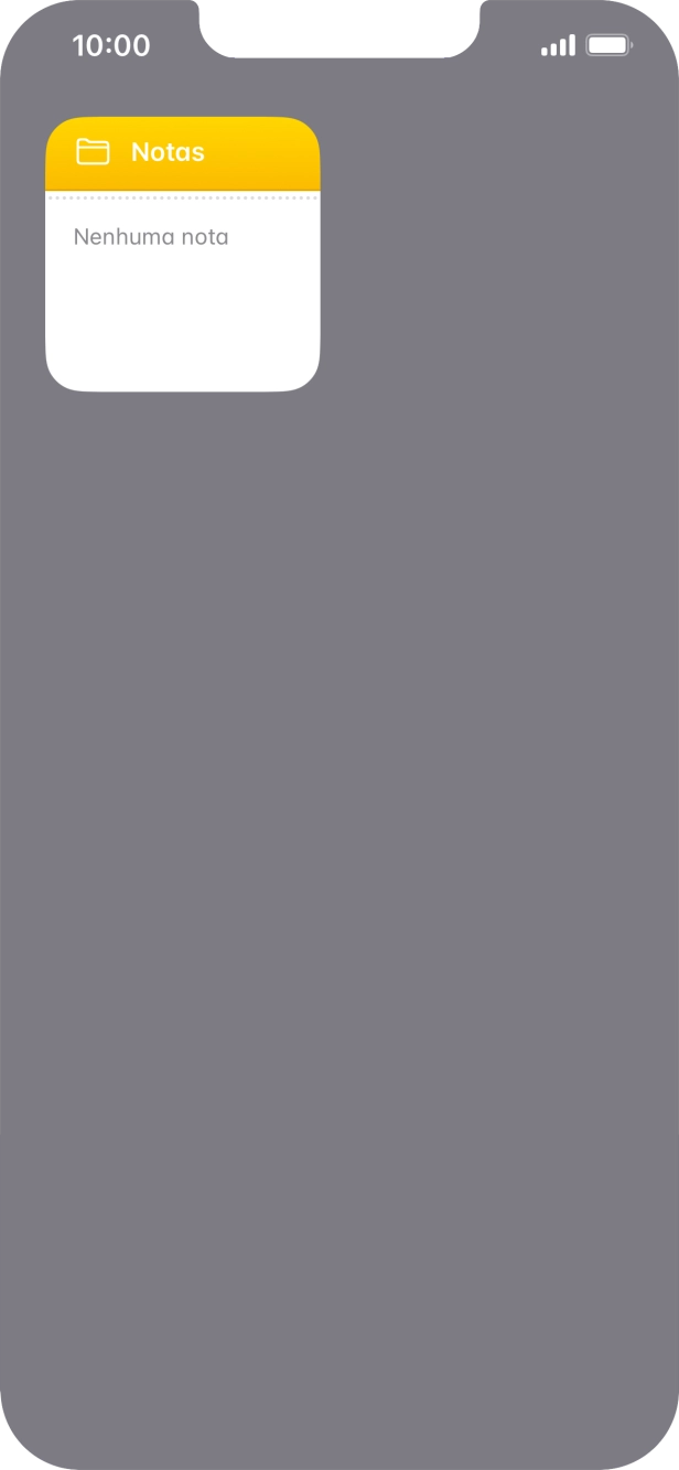 Mantenha premida por um instante a pilha de widgets pretendida.